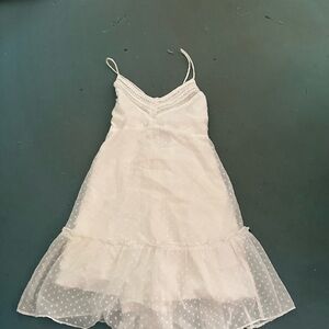 Abercrombie & Fitch White Mini Dress